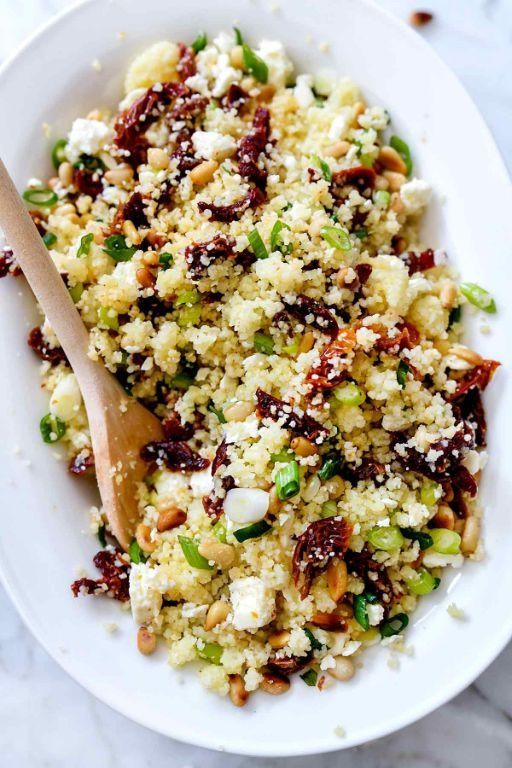 Couscous with sun-dried tomatoes and Parmesan
