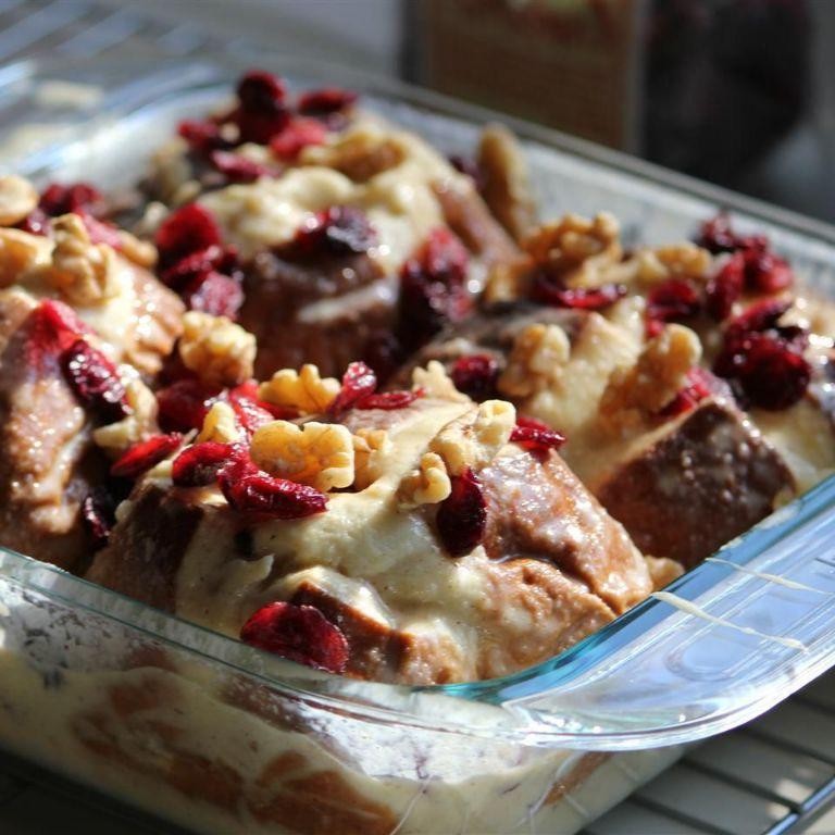 Cranberry Bread Pudding