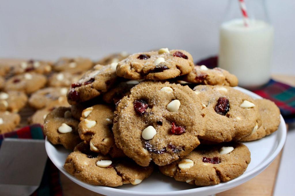 Cranberry Gingerbread Cookies