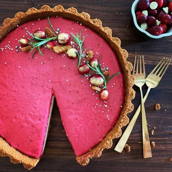 Cranberry Mousse Tart