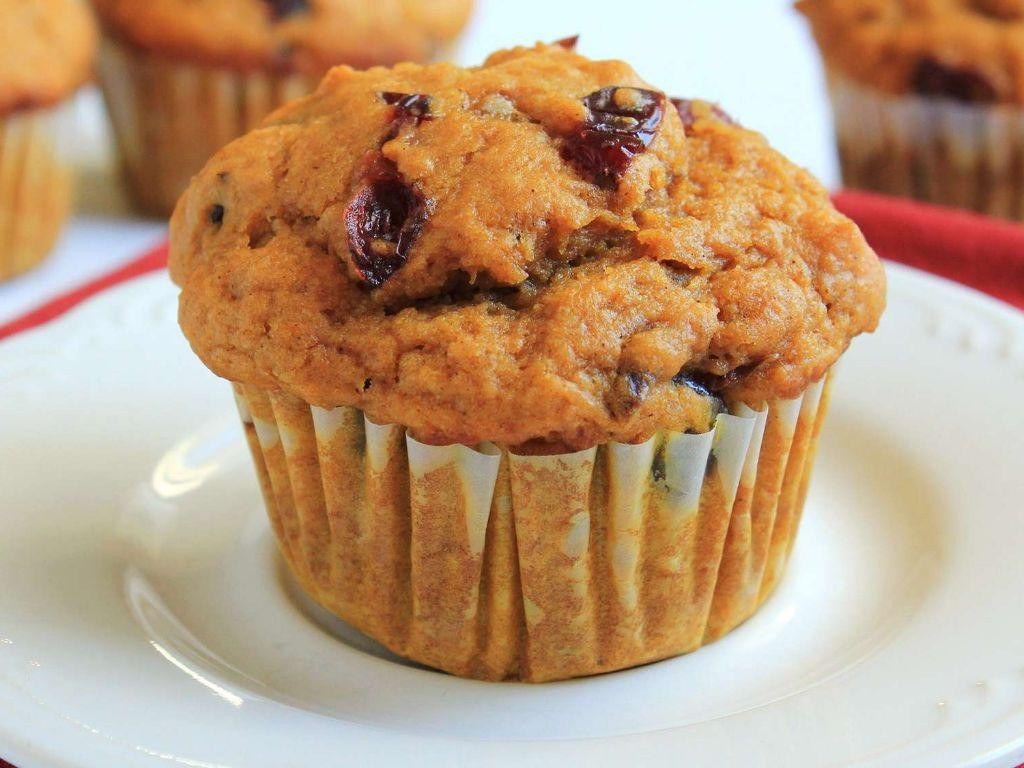 Cranberry Pumpkin Spice Muffins