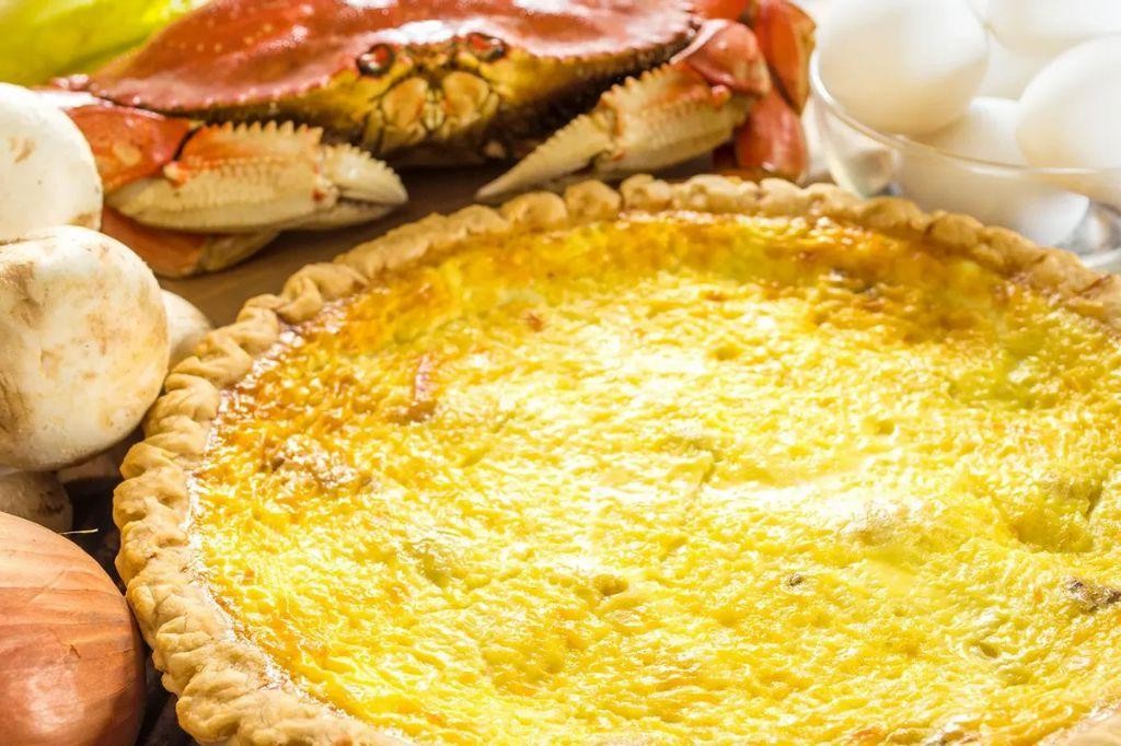 Crawfish and Crab Meat Pie with Old Bay Seasoning