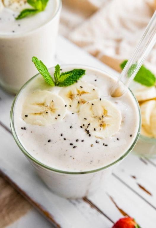 Creamy Banana Vanilla Protein Shake