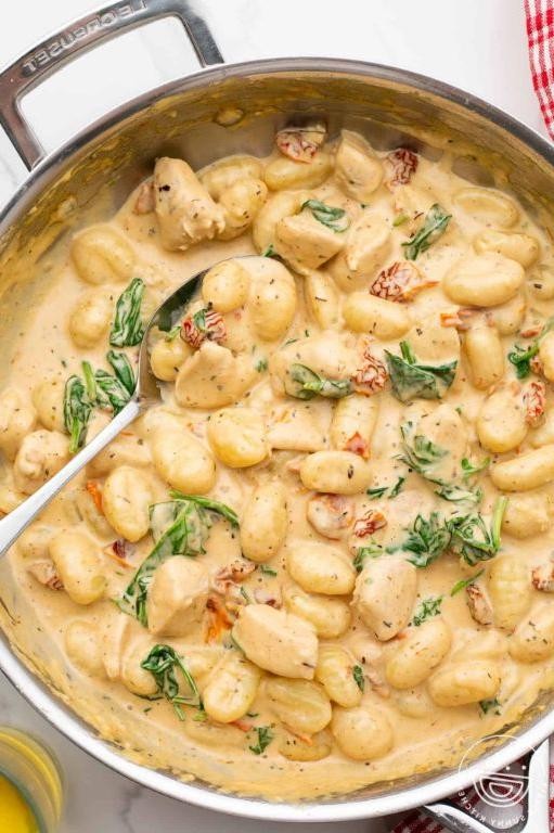 Creamy Chicken and Gnocchi Casserole