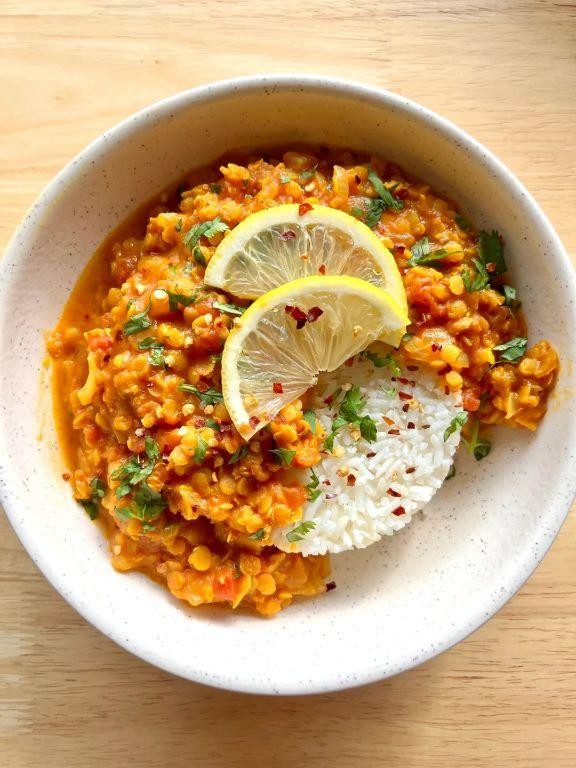 Creamy Coconut Lentil Stew in the Instant Pot