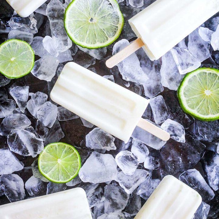 Creamy Lime Popsicles