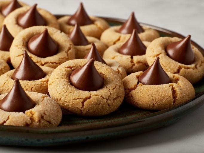 Crisco Peanut Butter Blossoms with Hershey
