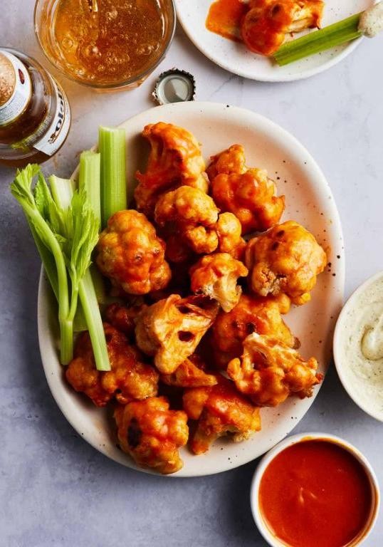 Crispy Air Fryer Cauliflower Wings