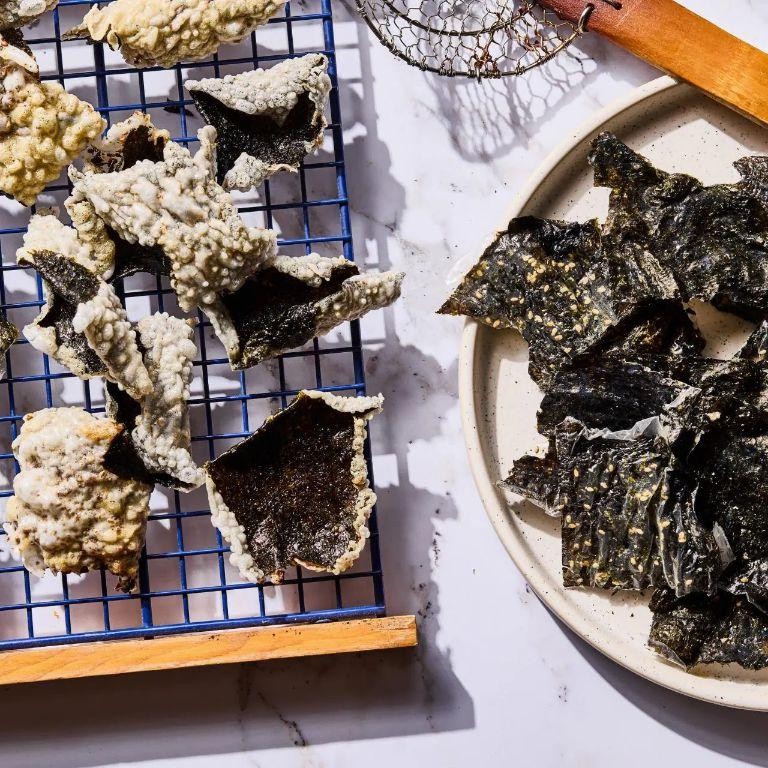Crispy Baked Seaweed Snacks