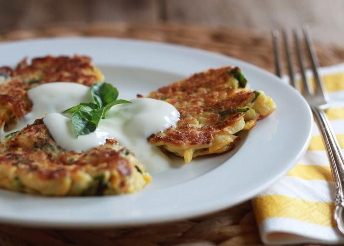 Crookneck Squash Fritters with Spicy Aioli