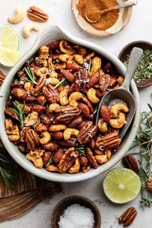 Cumin and Chili Roasted Nuts