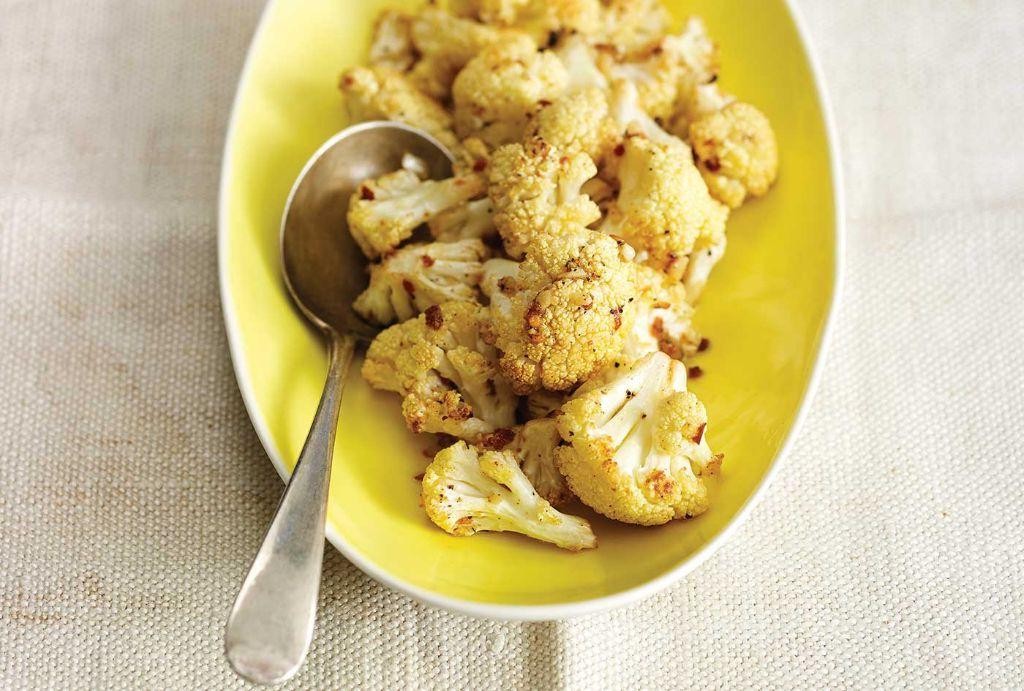 Cumin and Lemon Roasted Cauliflower
