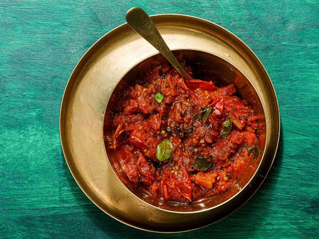 Cumin-Infused Tomato Chutney
