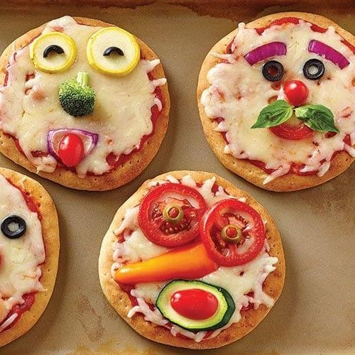 DIY Pizza Faces