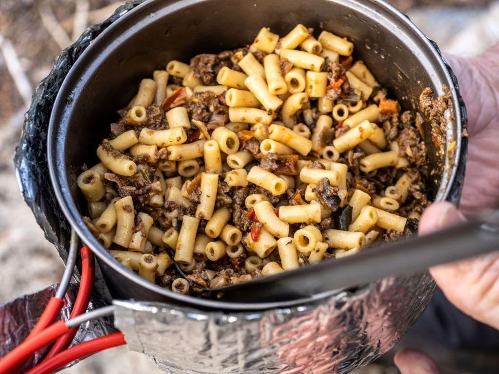 DIY dehydrated spaghetti with meat sauce