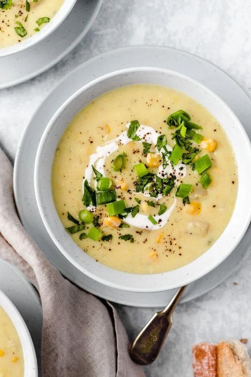 Dairy-Free Creamy Corn Chowder