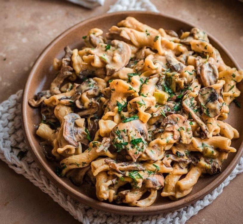 Dairy-Free Mushroom Stroganoff