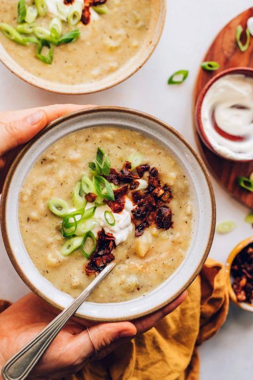 Dairy-Free Potato Leek Soup