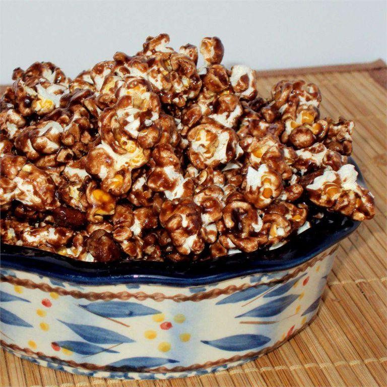 Dark Chocolate Almond Popcorn