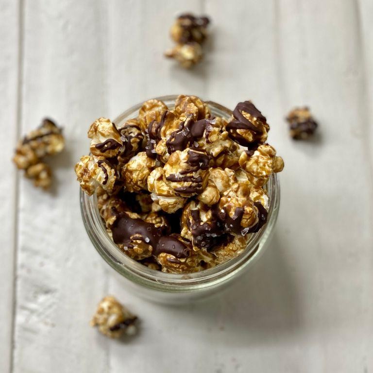 Dark Chocolate Sea Salt Popcorn