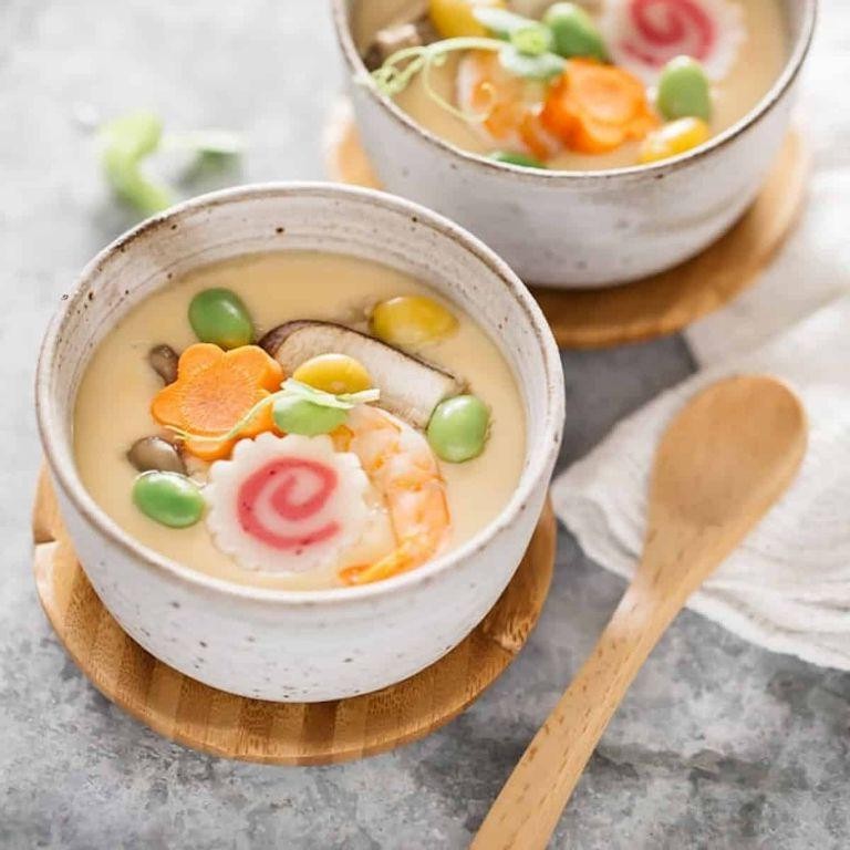 Dashi-Based Chawanmushi (Japanese Egg Custard)
