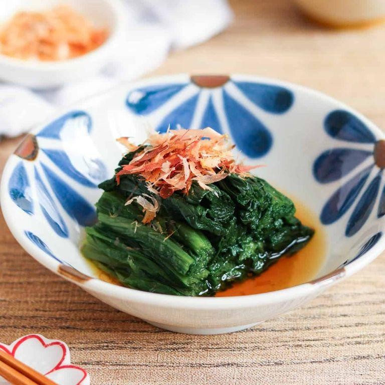 Dashi-Seasoned Spinach Ohitashi