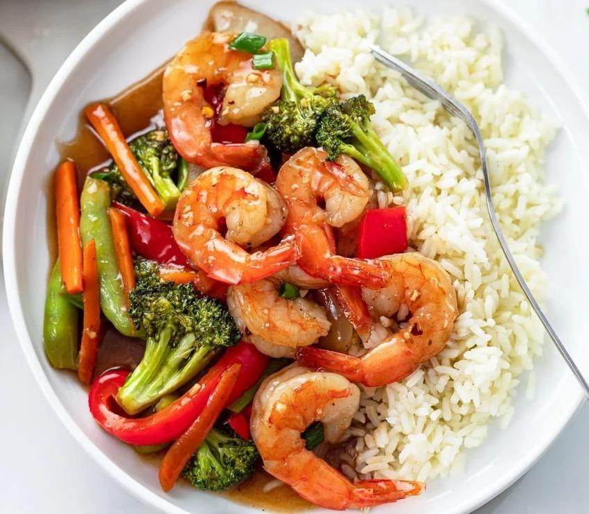 Easy Frozen Shrimp Stir-Fry