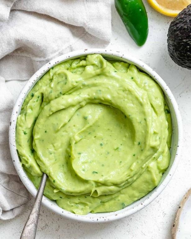 Easy Mexican Crema Avocado Dip