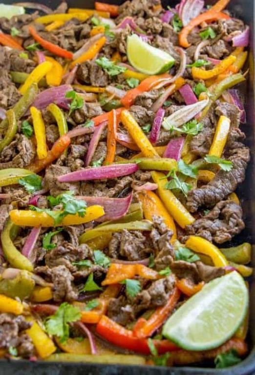 Easy Oven-Baked Round Steak Fajitas
