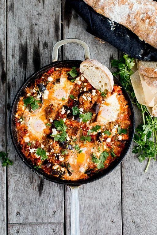 Eggplant and Tomato Shakshouka