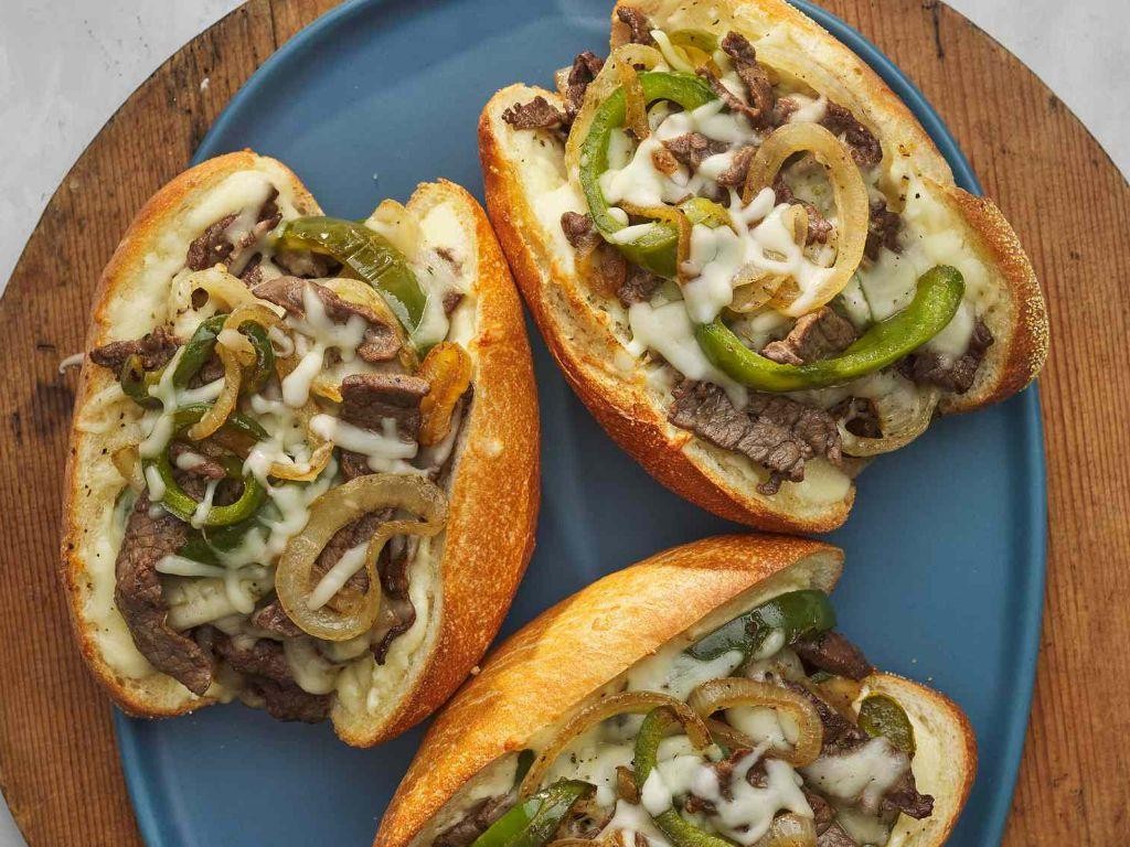 Fast Philly Cheesesteak Sandwiches