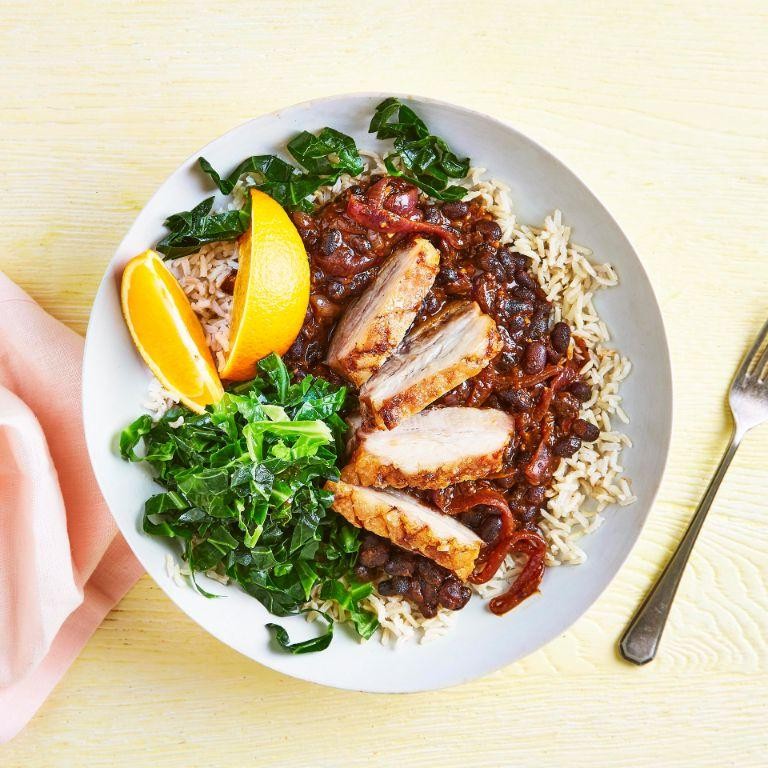 Feijoada with Pumpkin and Crispy Pork Belly