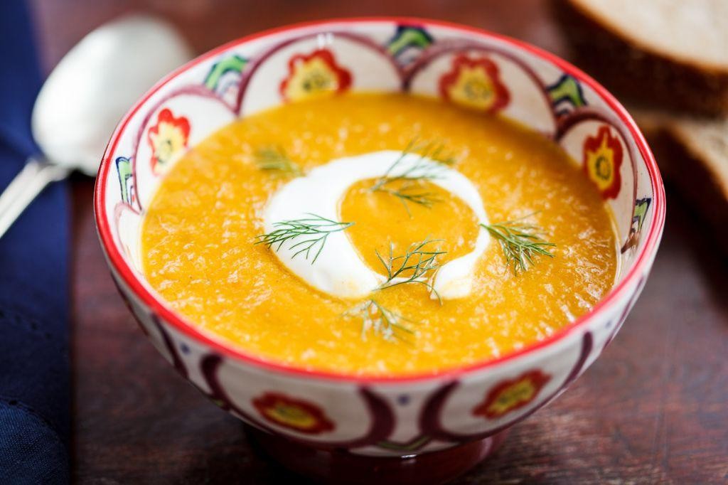Fennel and Carrot Soup with Ginger