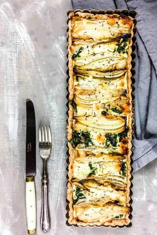 Fennel and Goat Cheese Tart