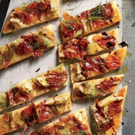 Fennel and Prosciutto Flatbread