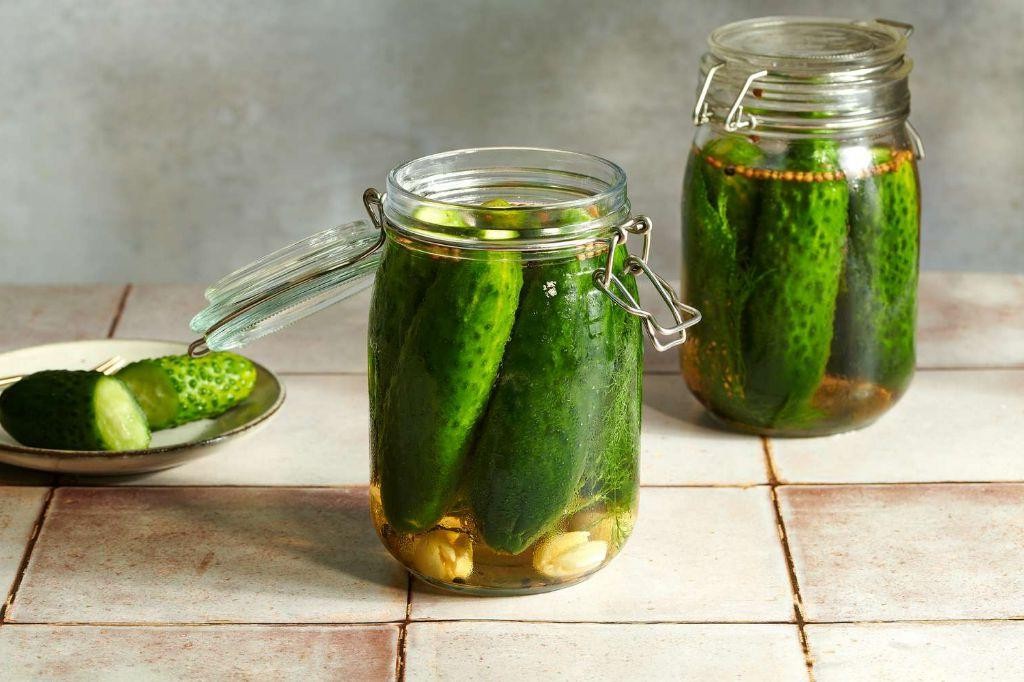 Fermented Sour Pickled Cucumbers