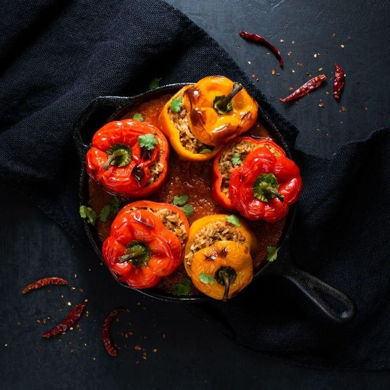 Fiery Hanky Panky Stuffed Peppers