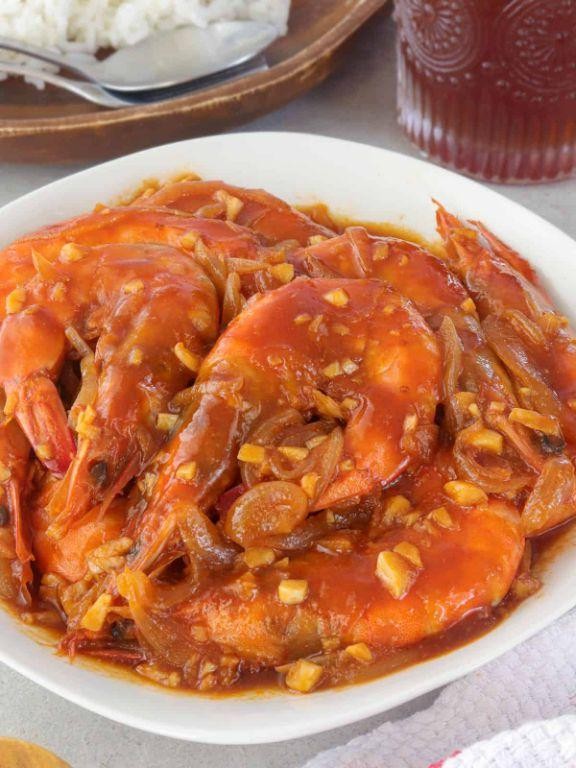 Filipino Shrimp in Oyster Sauce Stir-Fry