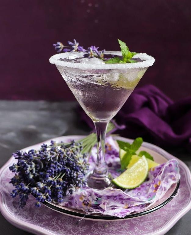 Floral Gin Martini with Lavender Infusion