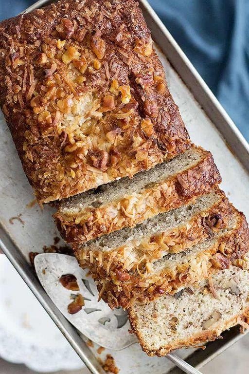 Fresh Coconut and Banana Bread
