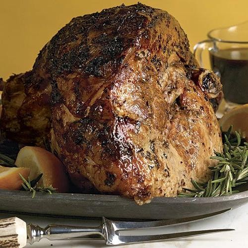 Fresh Ham with Rosemary and Thyme