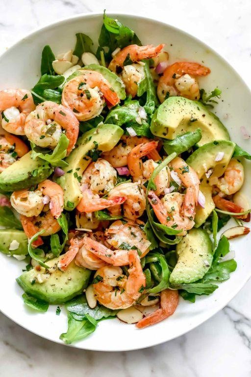 Frozen Shrimp and Avocado Salad