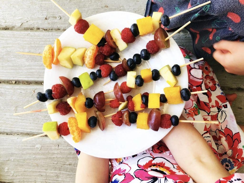 Fruit Kabob Popsicles