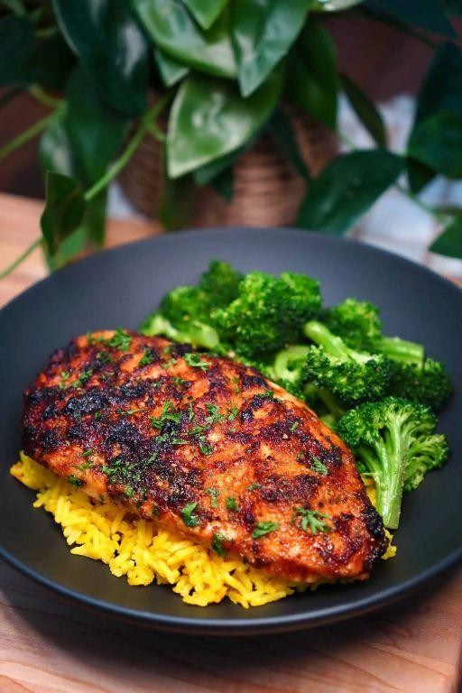 Garlic Butter Air Fryer Rotisserie Chicken