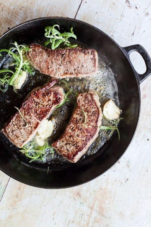 Garlic Butter Coulotte Steak with Rosemary