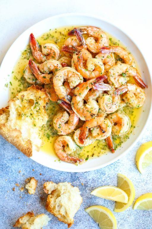 Garlic Butter Frozen Shrimp Scampi