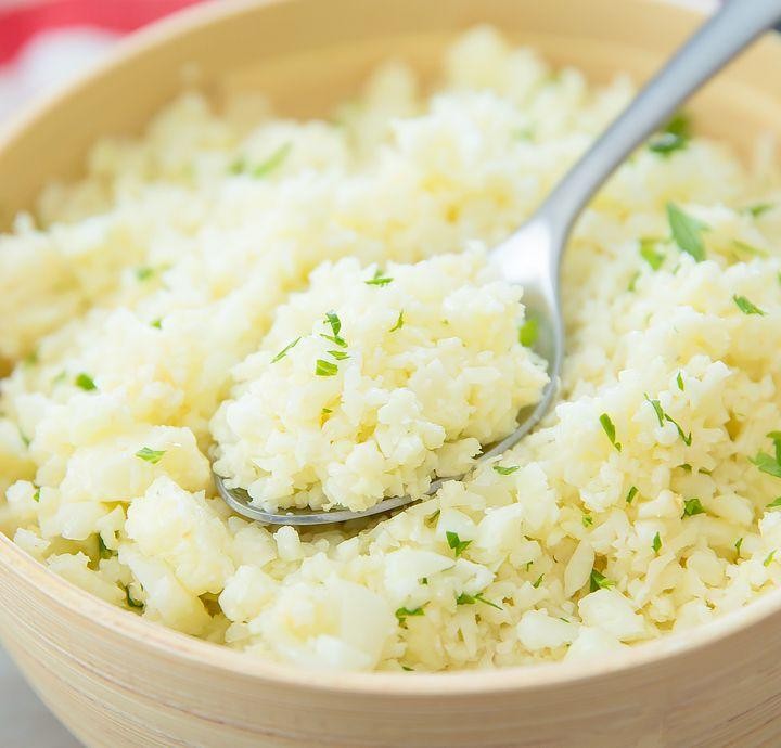 Garlic Parmesan Cauliflower Rice