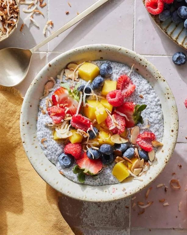 Garlic Parmesan Chia Seed Pudding