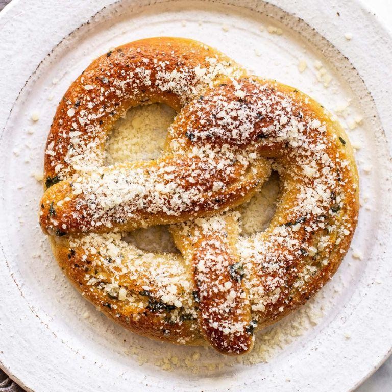 Garlic Parmesan Pretzels