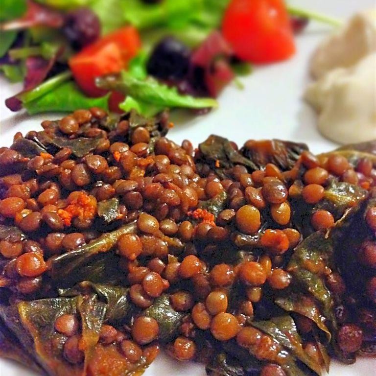 Garlicky Instant Pot Lentils with Kale